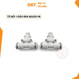 Tê Nối Nhanh 1 Đầu Ren Ngoài PB (Trắng)