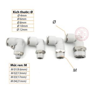 co 1 đầu ren ngoài PL(3)