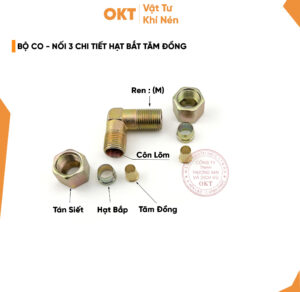 | Combo5 Bọt|  Bộ Co Nối 3 Chi Tiết (Bộ Góc).