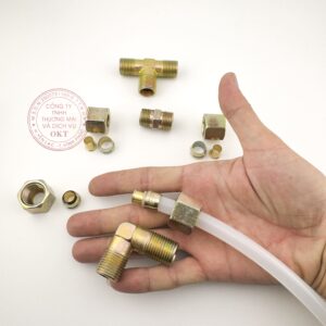 BỘ KÉP - NỐI 3 CHI TIẾT HẠT BẮP TĂM ĐỒNG 6MM(1)