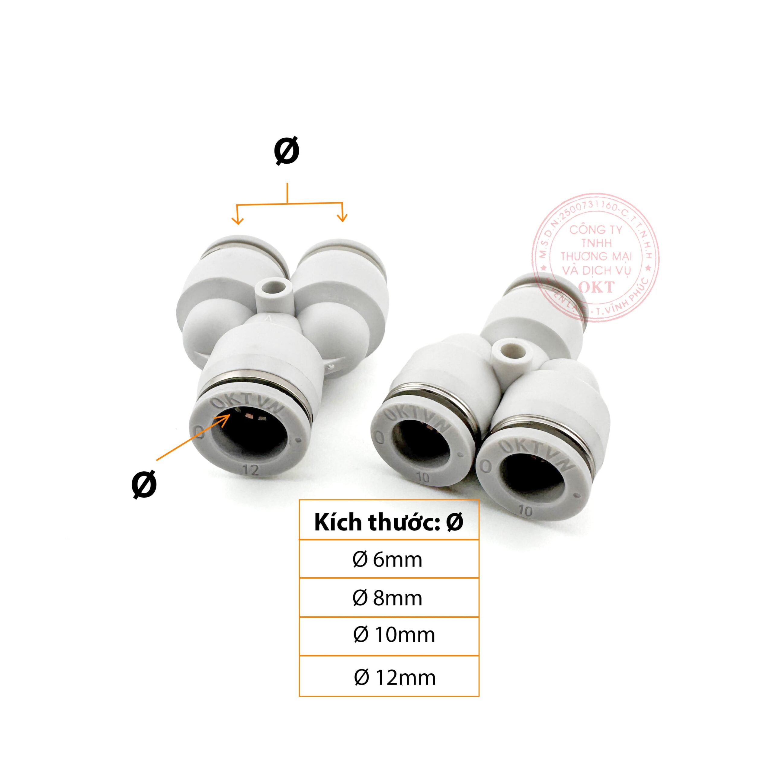 Chữ Y nối nhanh PY OKT(3)