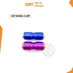 Cút Nối Nhanh Khóa 2 Lớp Chống Bung (Cút Màu)