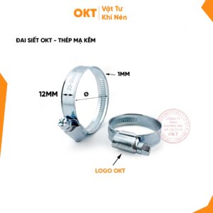 Đai Siết OKT Thép Mạ Kẽm (W1- 12mm)