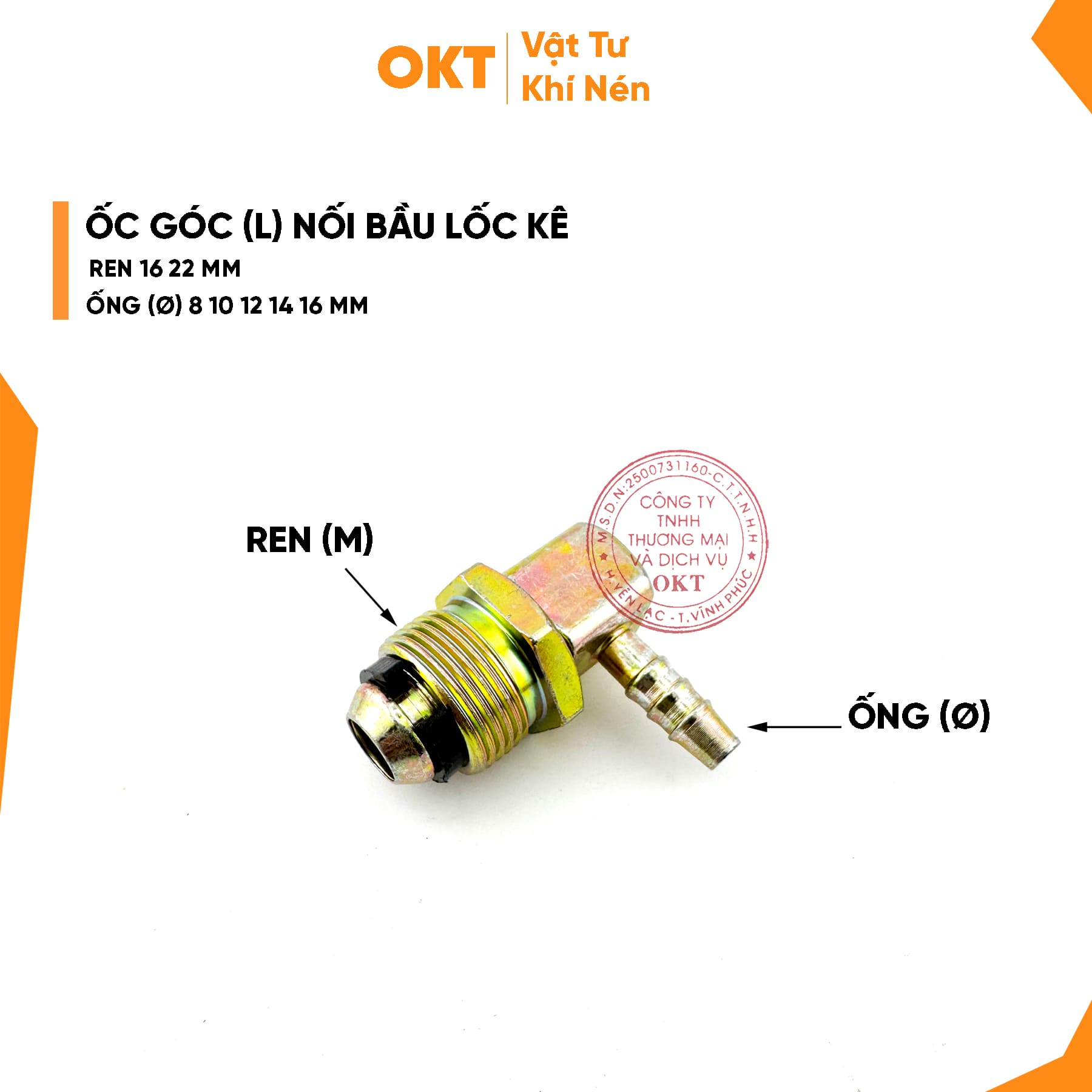 ỐC GÓC BLK M 16-8