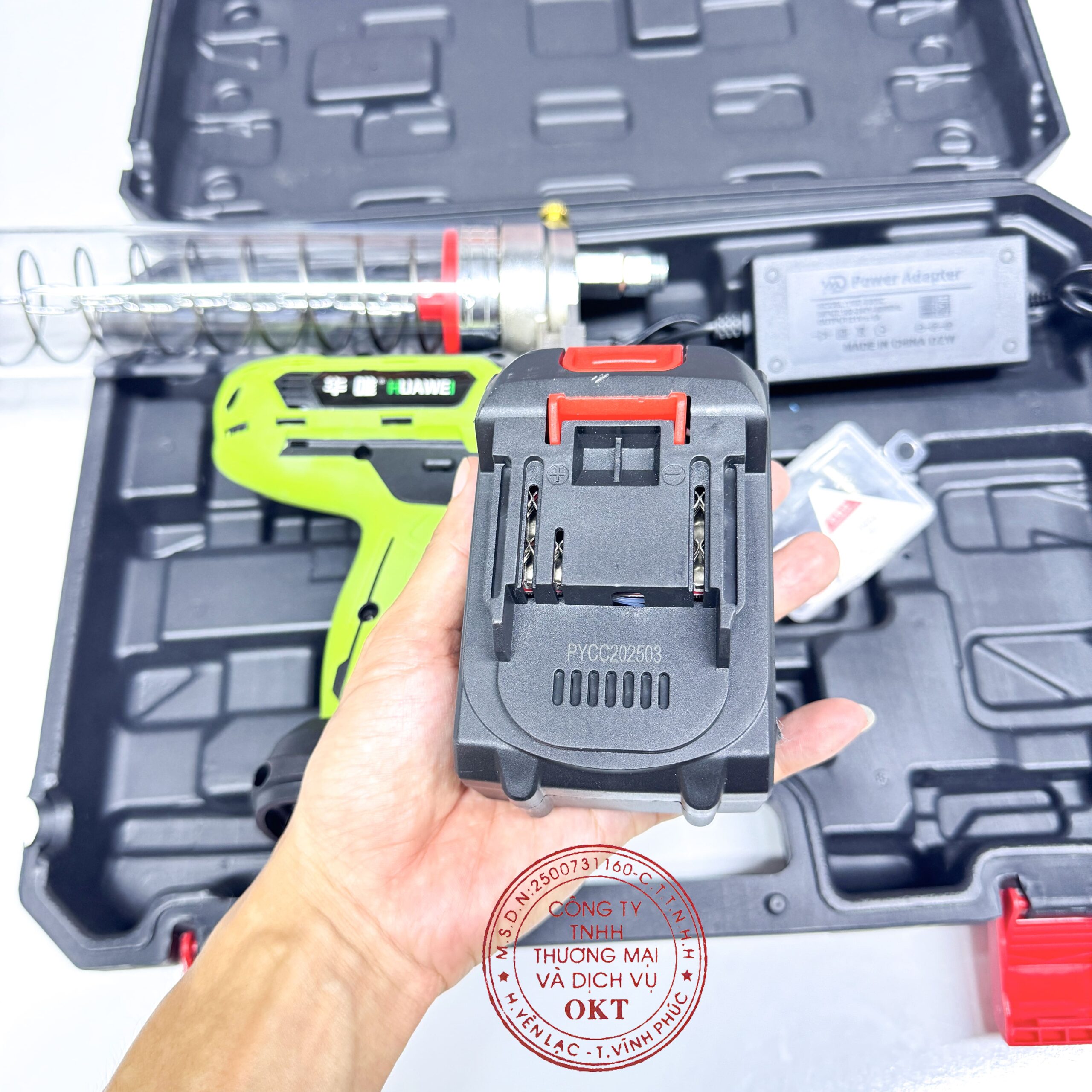 SÚNG BƠM MỠ PIN HUAWEI(6)