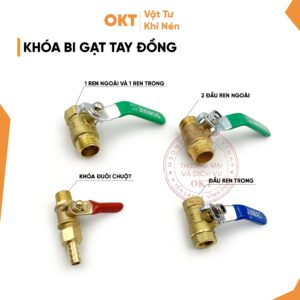 Van Khóa Bi Tay Gạt Đồng Nguyên Chất Cao Cấp