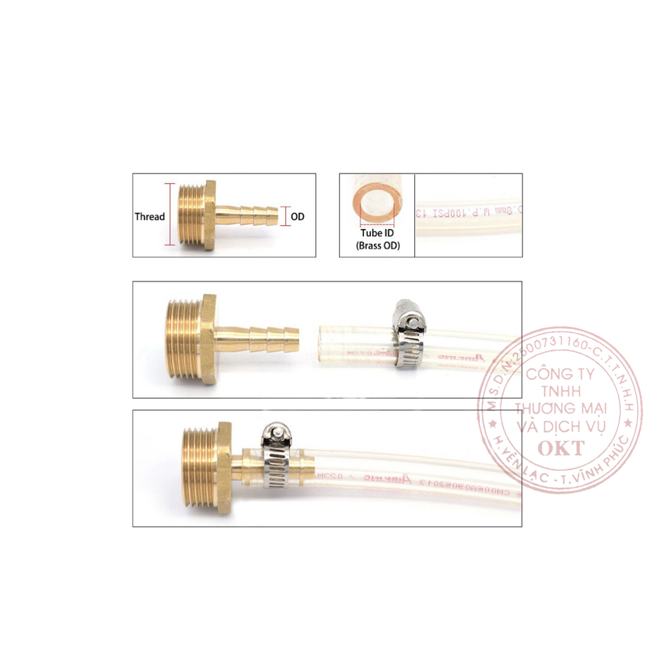 búp đồng ren ngoài 10