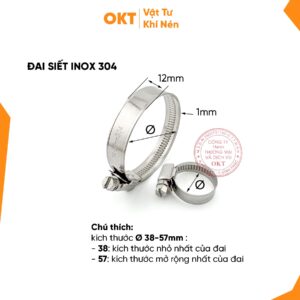 Đai siết Inox 304