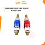 Khớp Nối Mooc – M22*1.5mm – Xanh Đỏ (Bộ)