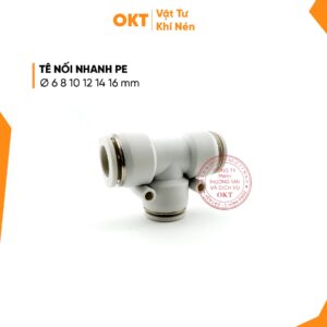 Tê Nối Nhanh PE-Trắng